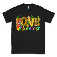 Black love summer with pineapple Classic Tee - texasbilliewilder