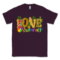 Plum love summer with pineapple Classic Tee - texasbilliewilder