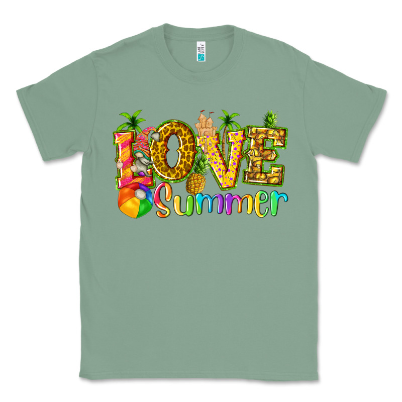 Love Summer With Pineapple Classic Tee by texasbilliewilder | Teevron
