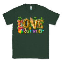 Sports Green love summer with pineapple Classic Tee - texasbilliewilder