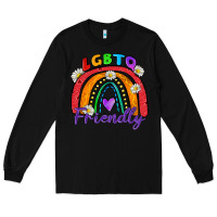 Black lgbtq friendly Long Sleeve Tee - Zillion Design Studio
