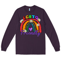 Plum lgbtq friendly Long Sleeve Tee - Zillion Design Studio