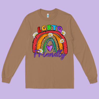 Lgbtq Friendly Long Sleeve Tee Designed By Zillion Design Studio