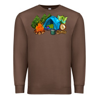 Chestnut camp in the woods Premium Sweatshirt - AdoDesignShop