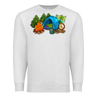 Oatmeal Heather camp in the woods Premium Sweatshirt - AdoDesignShop
