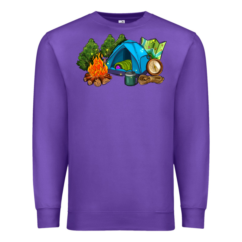 Camp In The Woods Premium Sweatshirt by AdoDesignShop | Teevron