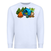 White camp in the woods Premium Sweatshirt - AdoDesignShop