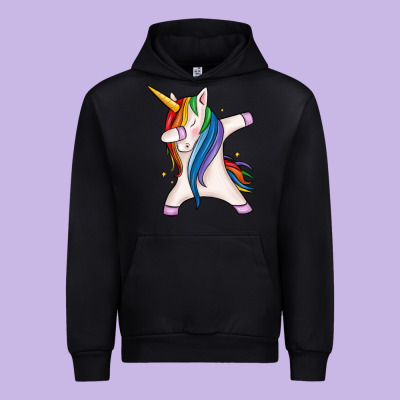 Dabbing Unicorn Urban Hoodie Designed By Maliassmallbusiness