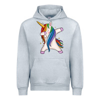 Heather Grey dabbing unicorn Urban Hoodie - MaliasSmallBusiness