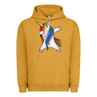 Pigment Peanut Butter dabbing unicorn Urban Hoodie - MaliasSmallBusiness