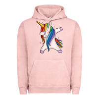 Pigment Salmon dabbing unicorn Urban Hoodie - MaliasSmallBusiness