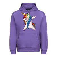Tulip dabbing unicorn Urban Hoodie - MaliasSmallBusiness
