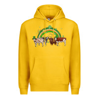 Lemon cow st patrick days Premium Hoodie - MaliasSmallBusiness