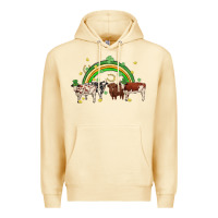 Pina Colada cow st patrick days Premium Hoodie - MaliasSmallBusiness