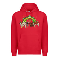 Red cow st patrick days Premium Hoodie - MaliasSmallBusiness