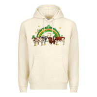 Sandshell cow st patrick days Premium Hoodie - MaliasSmallBusiness
