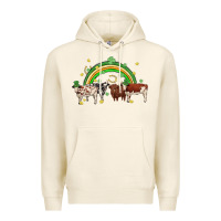 Tofu cow st patrick days Premium Hoodie - MaliasSmallBusiness