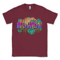 Burgundy howdy Classic Tee - Zillion Design Studio
