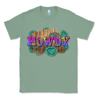 Sage howdy Classic Tee - Zillion Design Studio