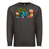 Smoke camp coffee cups ado Premium Sweatshirt - AdoDesignShop