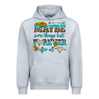 Heather Grey maybe some things last forever after all Urban Hoodie - NancyCooperArtShop