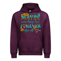Mauve Wine maybe some things last forever after all Urban Hoodie - NancyCooperArtShop