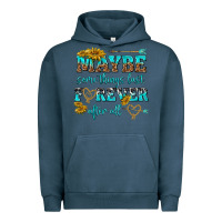 Pigment Midnight Navy maybe some things last forever after all Urban Hoodie - NancyCooperArtShop