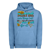 Pigment Pebble Blue maybe some things last forever after all Urban Hoodie - NancyCooperArtShop