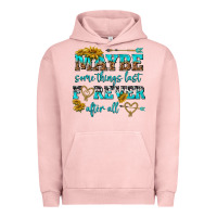 Pigment Salmon maybe some things last forever after all Urban Hoodie - NancyCooperArtShop