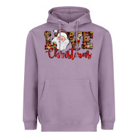 Lavender Love Christmas Santa Heavyweight Hoodie - JahusDesignShop