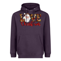 Plum Love Christmas Santa Heavyweight Hoodie - JahusDesignShop