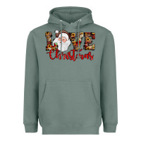 Sage Love Christmas Santa Heavyweight Hoodie - JahusDesignShop