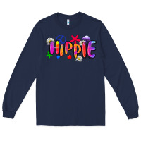 Navy hippie Long Sleeve Tee - Zillion Design Studio
