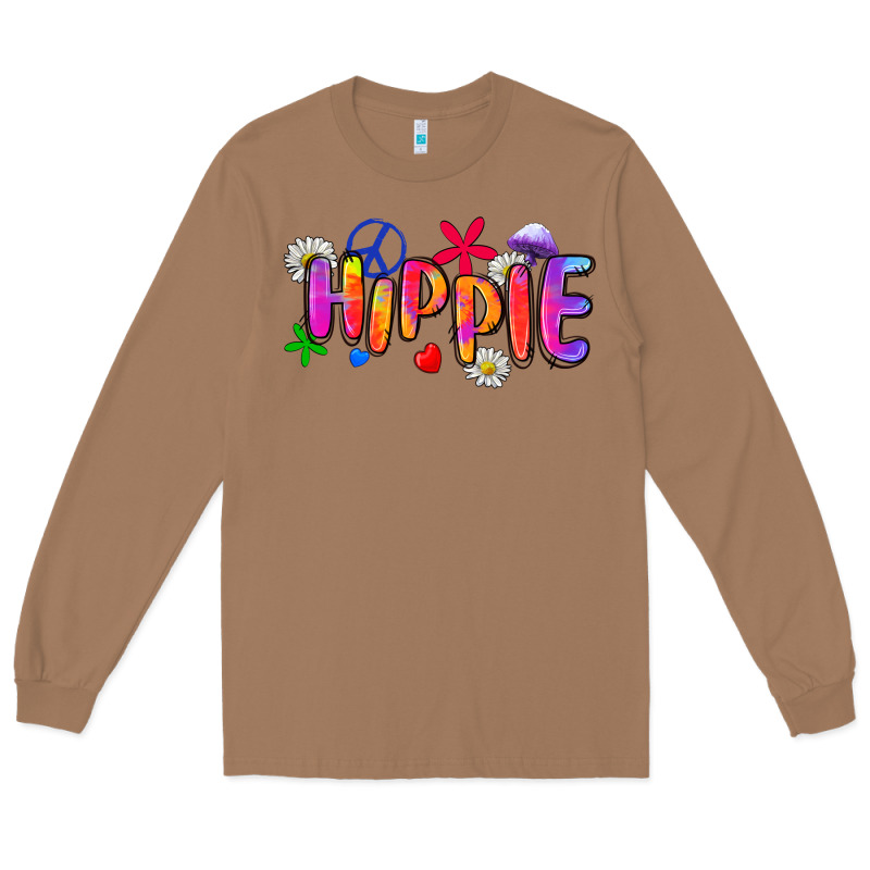 Hippie Long Sleeve Tee by Zillion Design Studio | Teevron