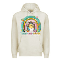 Oatmeal Heather teach love inspire rainbow Premium Hoodie - MaliasSmallBusiness