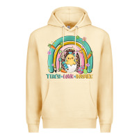 Pina Colada teach love inspire rainbow Premium Hoodie - MaliasSmallBusiness