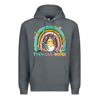 Rock teach love inspire rainbow Premium Hoodie - MaliasSmallBusiness
