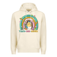 Tofu teach love inspire rainbow Premium Hoodie - MaliasSmallBusiness