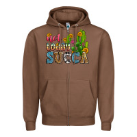 Chestnut not today succa Zipper Hoodie - Zillion Design Studio