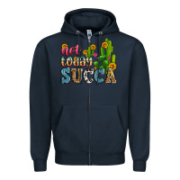 Navy not today succa Zipper Hoodie - Zillion Design Studio