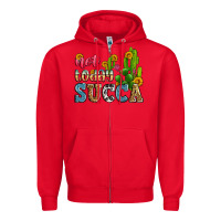 Red not today succa Zipper Hoodie - Zillion Design Studio