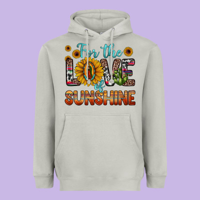 For The Love Of Sunshine Sunflower Our Lady Of Guadalupe Heavyweight Hoodie Designed By Jahusdesignshop
