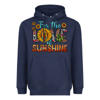 Navy for the love of sunshine sunflower our lady of guadalupe Heavyweight Hoodie - JahusDesignShop