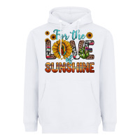White for the love of sunshine sunflower our lady of guadalupe Heavyweight Hoodie - JahusDesignShop