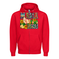 Red mama hen Zipper Hoodie - Zillion Design Studio