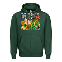 Sports Green mama hen Zipper Hoodie - Zillion Design Studio