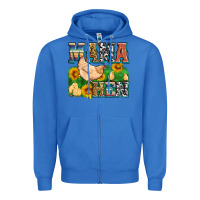 True Royal mama hen Zipper Hoodie - Zillion Design Studio