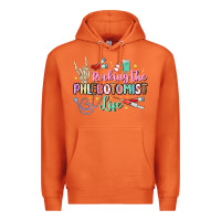 Carrot rocking the phlebotomist life Premium Hoodie - MaliasSmallBusiness