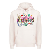 Pale Pink rocking the phlebotomist life Premium Hoodie - MaliasSmallBusiness
