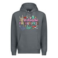 Rock rocking the phlebotomist life Premium Hoodie - MaliasSmallBusiness